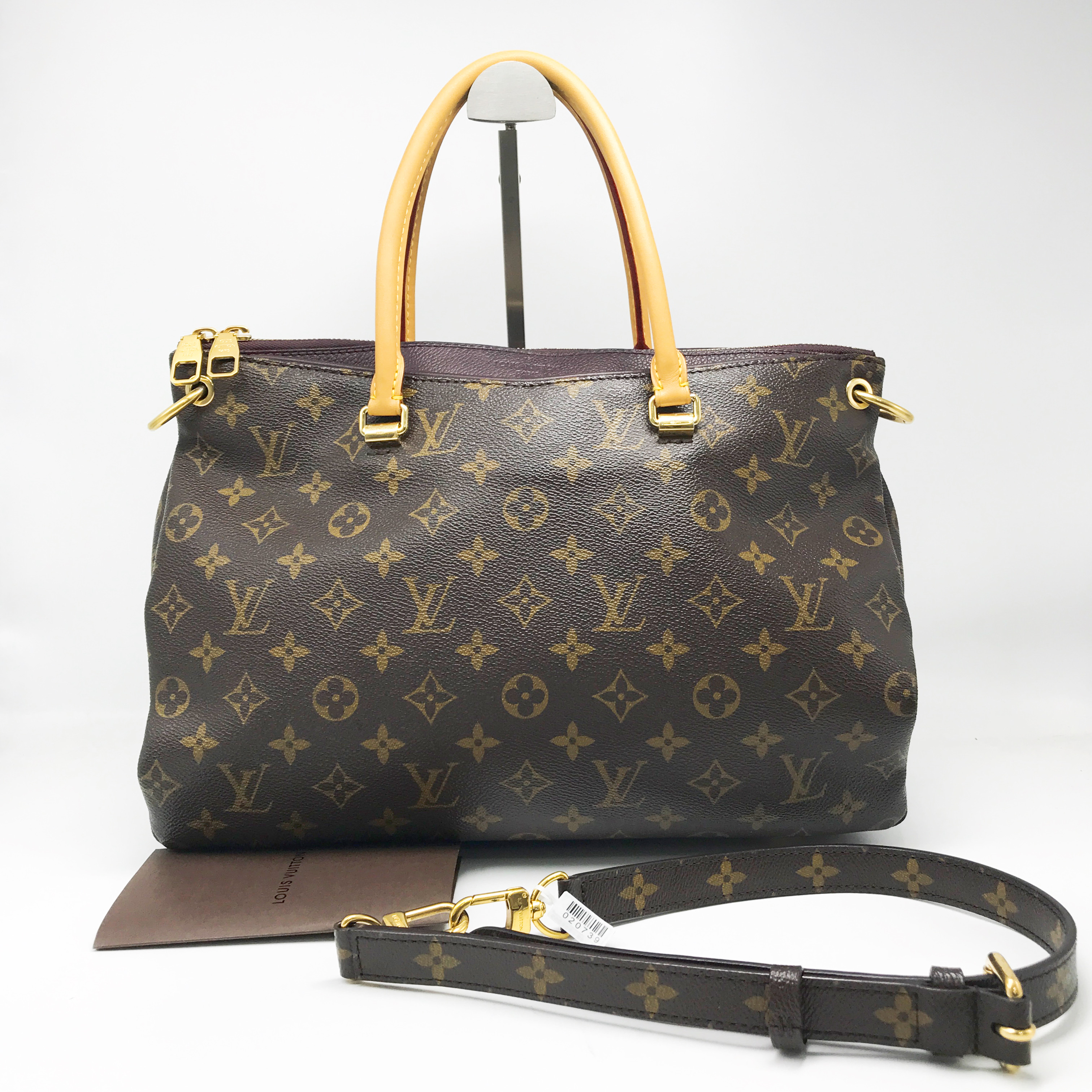 95新 LouisVuitton/路易威登 洋诚二手 LV棕色传奇老花手提包