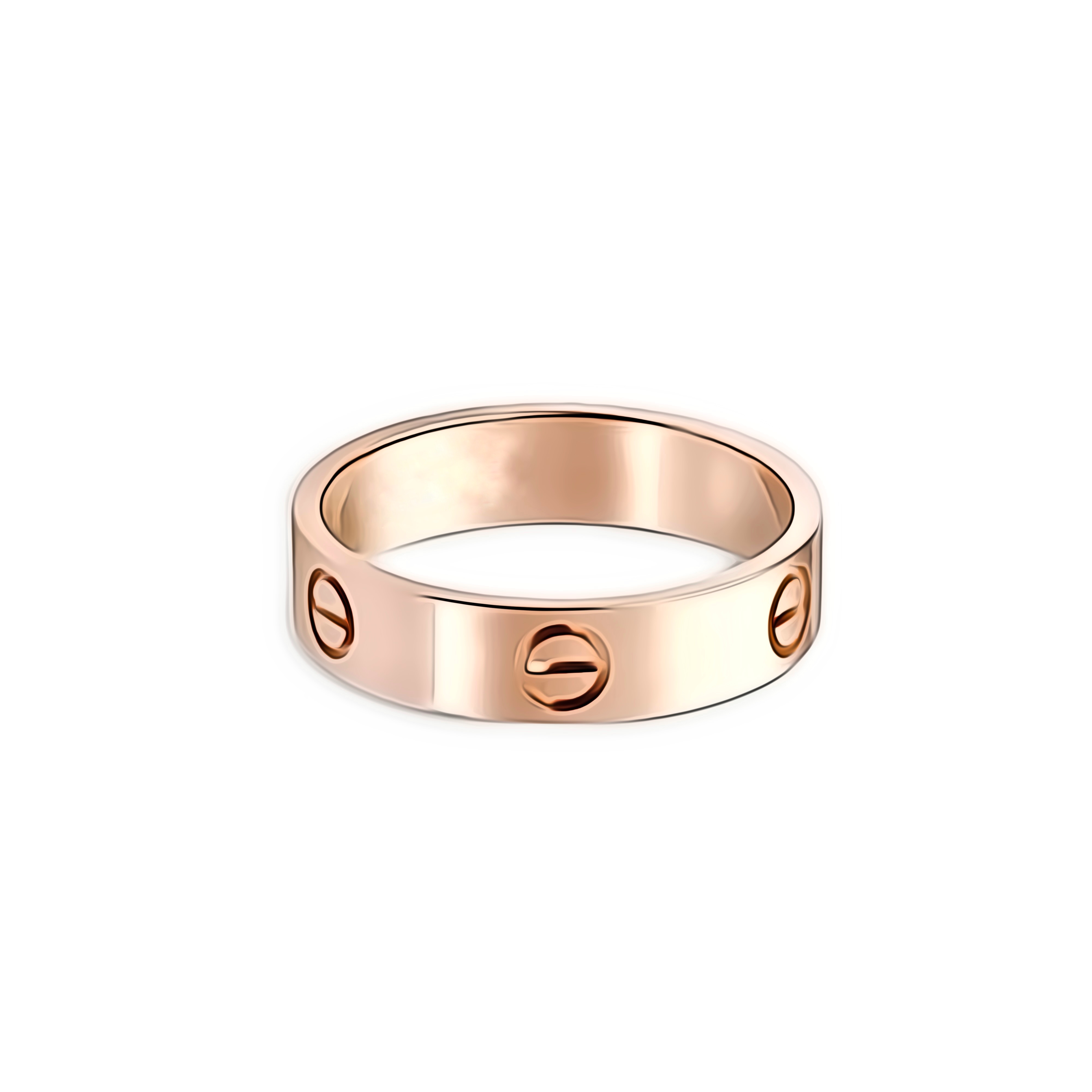 合金戒指 V金重工 宽版love系戒指