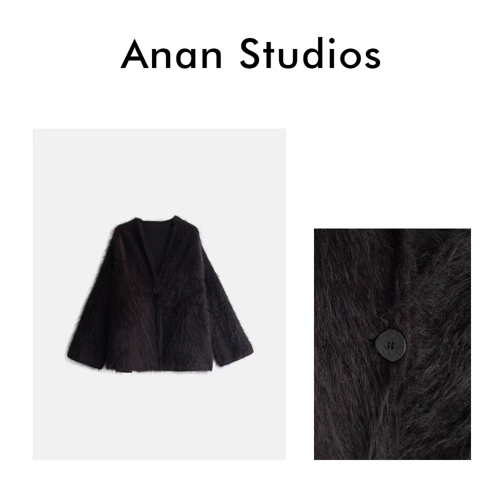 Anan Studios【焦糖雾感】秋季上新高级感一粒扣外套 6606