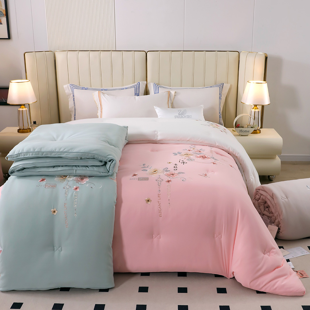 【意尔丝】江南蚕丝纺 绣花 子母被