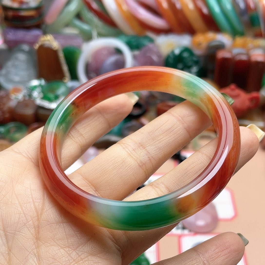 玛瑙/玉髓合金颈饰空**也