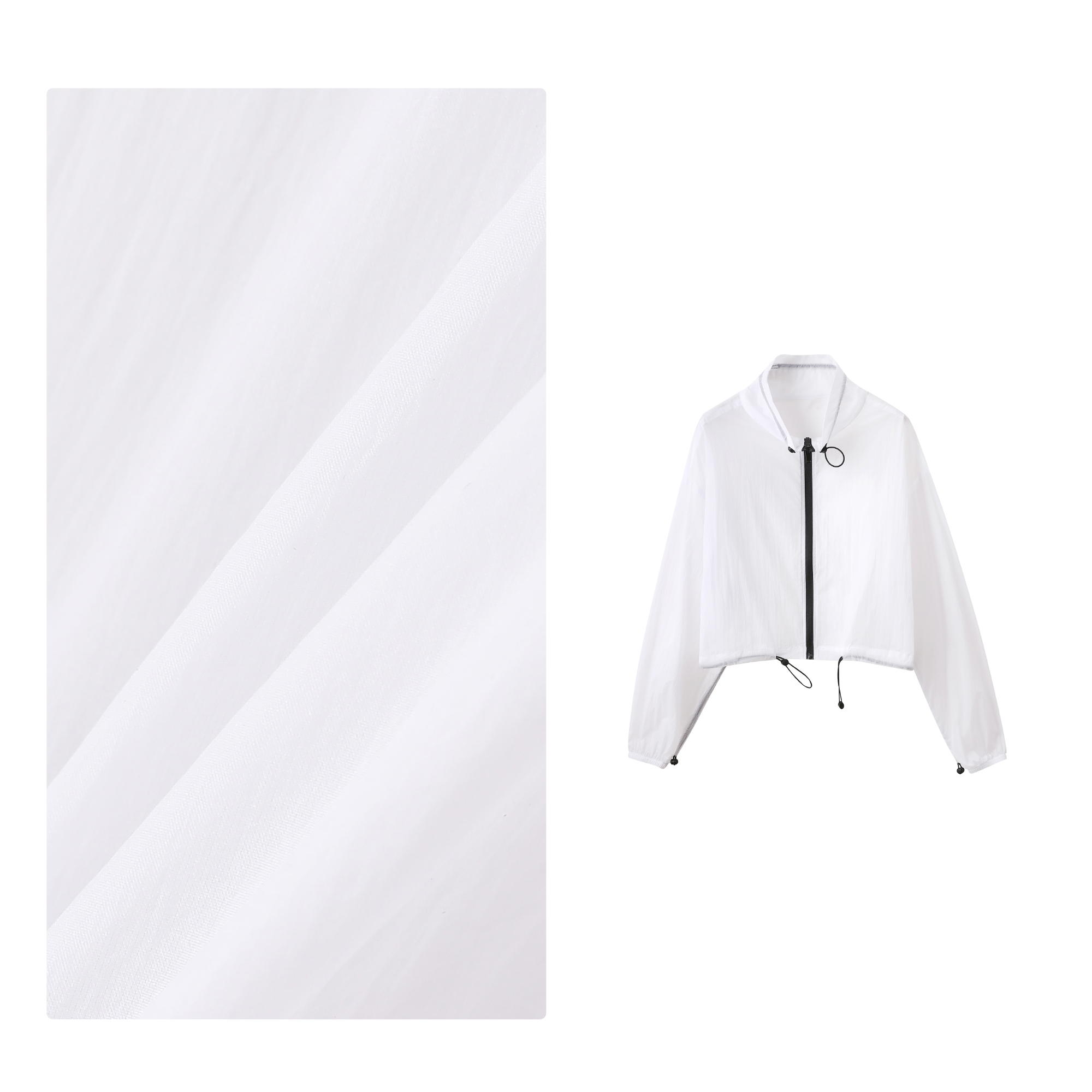 清 清 清」宣纸防晒衣」自留私服天天穿纸皱感轻量外套 D40145