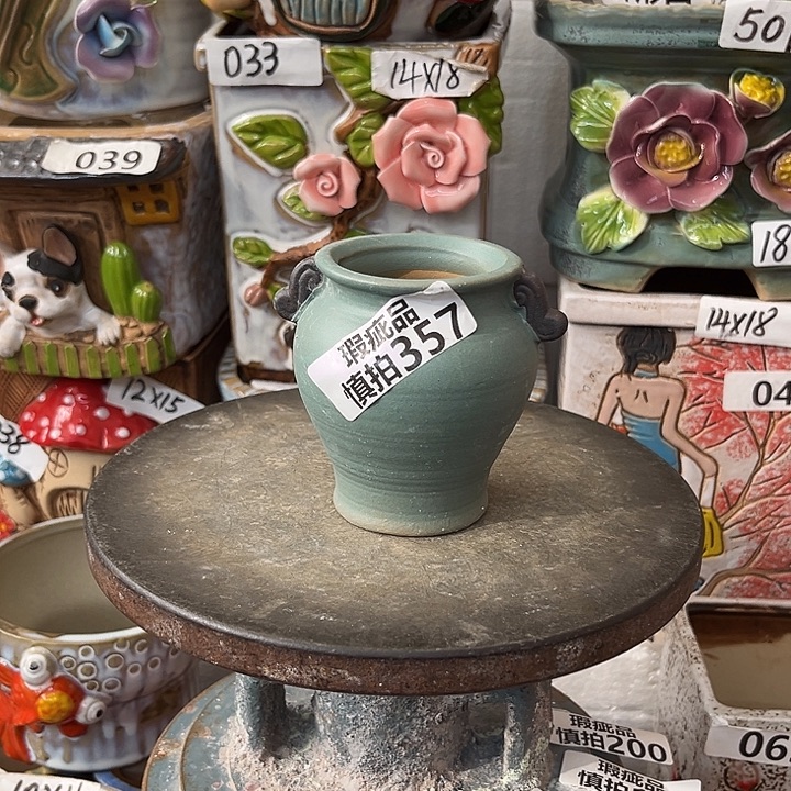 粗陶材质多肉花盆357