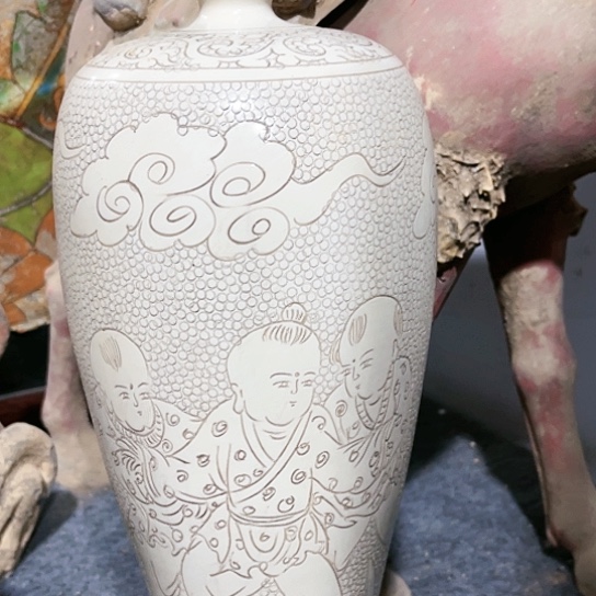 瓦当摆件摆件茶桌茶台陶瓷通*