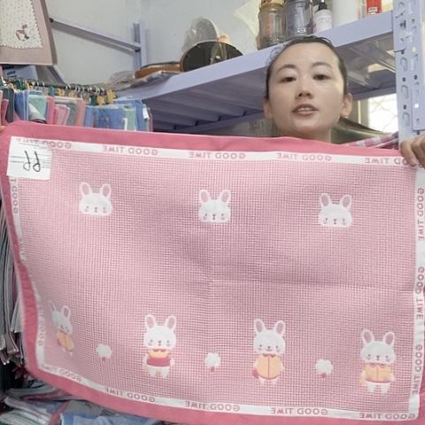 棉粉色小兔子纯棉