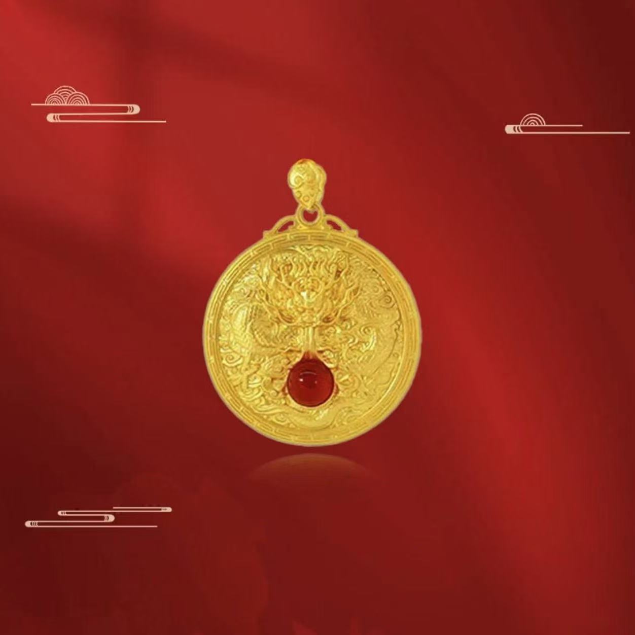 【周小年专属】YPN430时尚大气真龙天子吊坠赠珠链