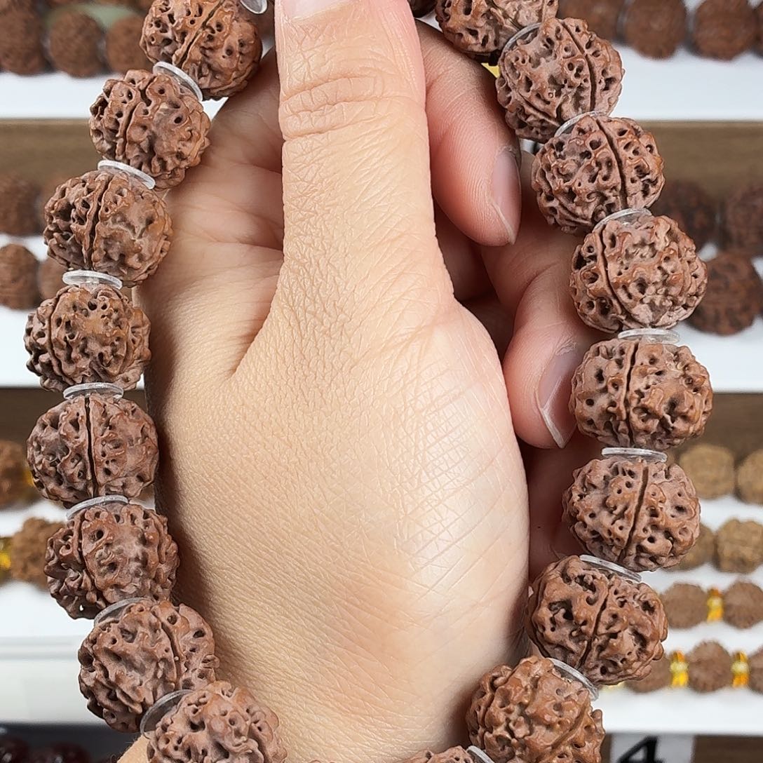 手串金刚菩提原生态精品5瓣飞碟梅花