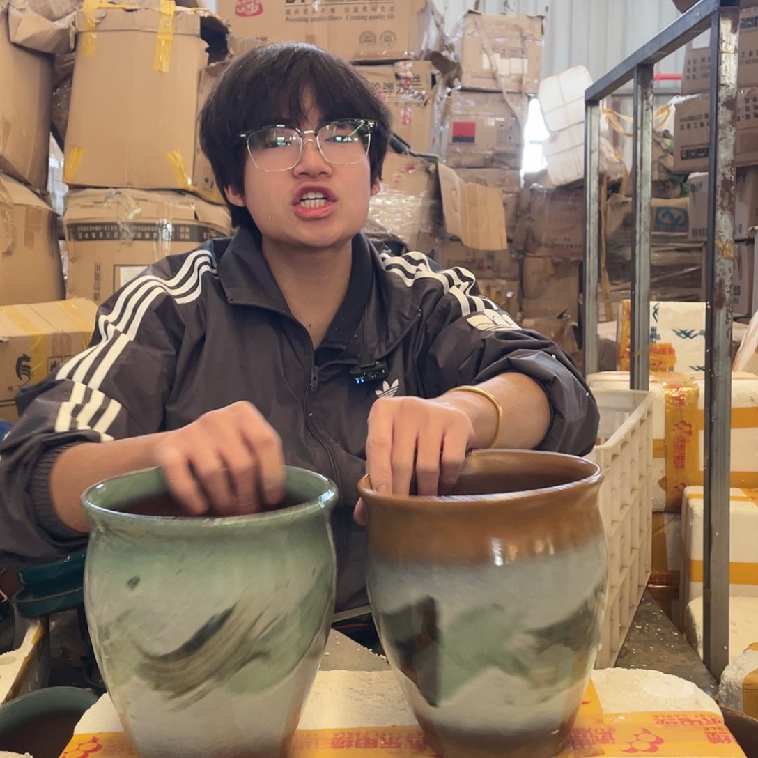 红陶宜兴紫砂花盆