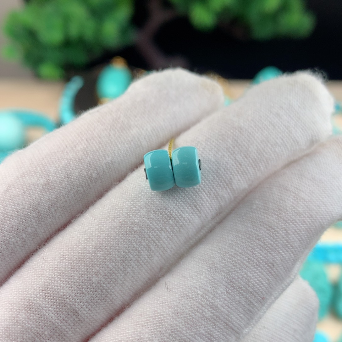 【闪购商品】绿松石配珠卡6.8未镶嵌小*袄