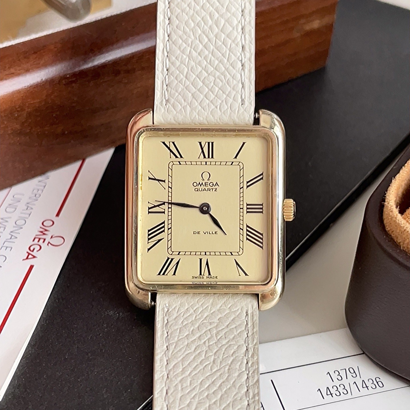 95新 Omega/欧米茄 满罗马刻Tank·黄油蝶飞·石英腕表