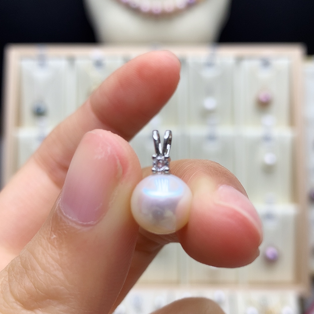 颈饰淡水珍珠合金