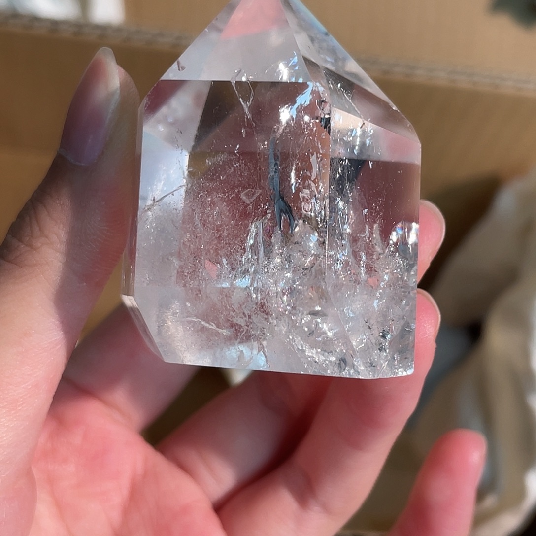 水晶未镶嵌手链晶中晶 86号