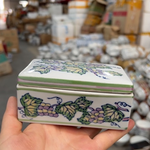 醴陵高温瓷釉下手绘微瑕