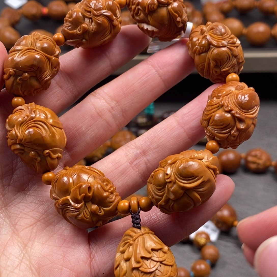 橄榄核手串/手链八宝财神2.0