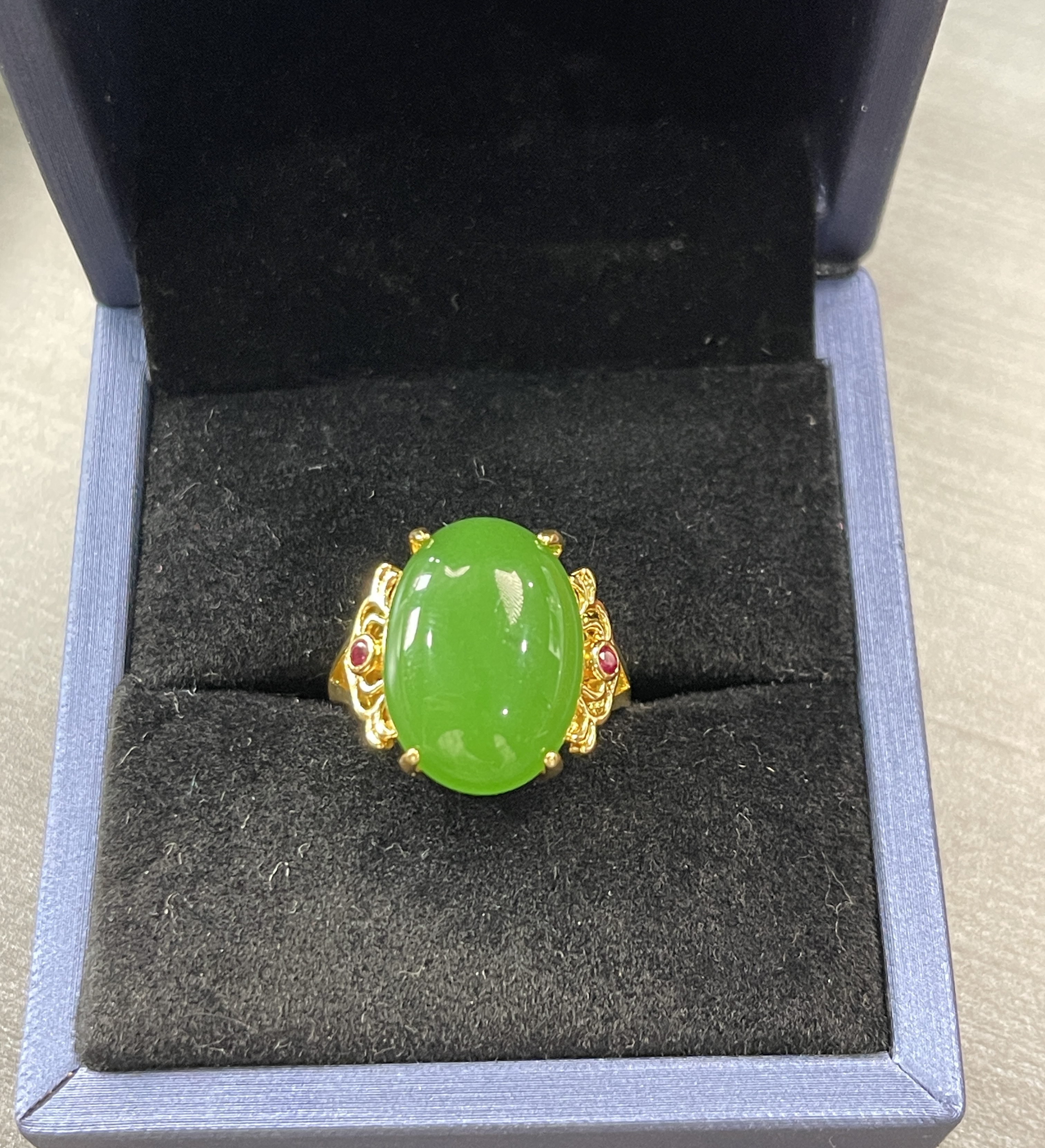 【晶维娅】和田玉戒指多样性发其一000070