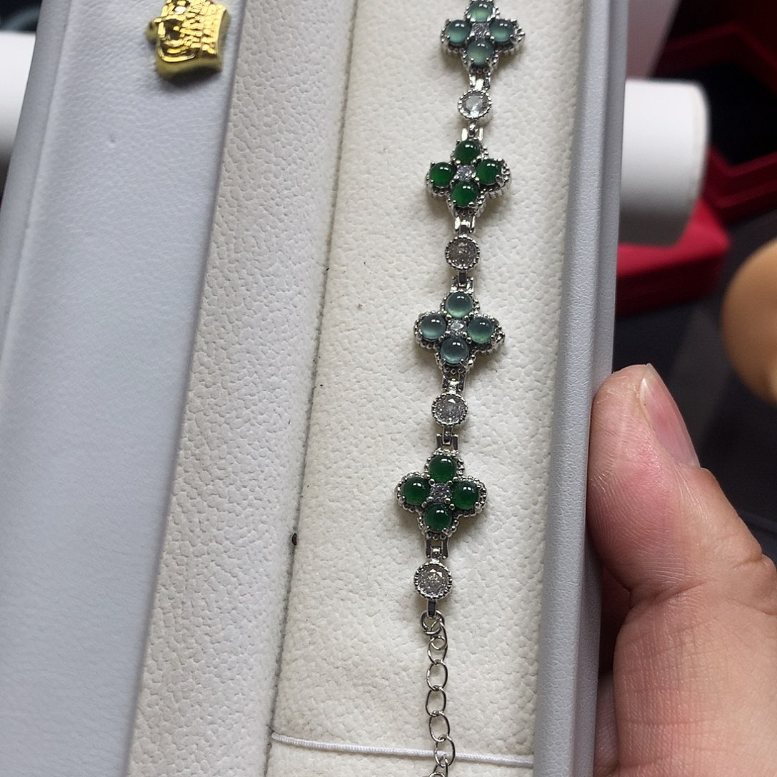 翡翠未镶嵌手串翡翠手链