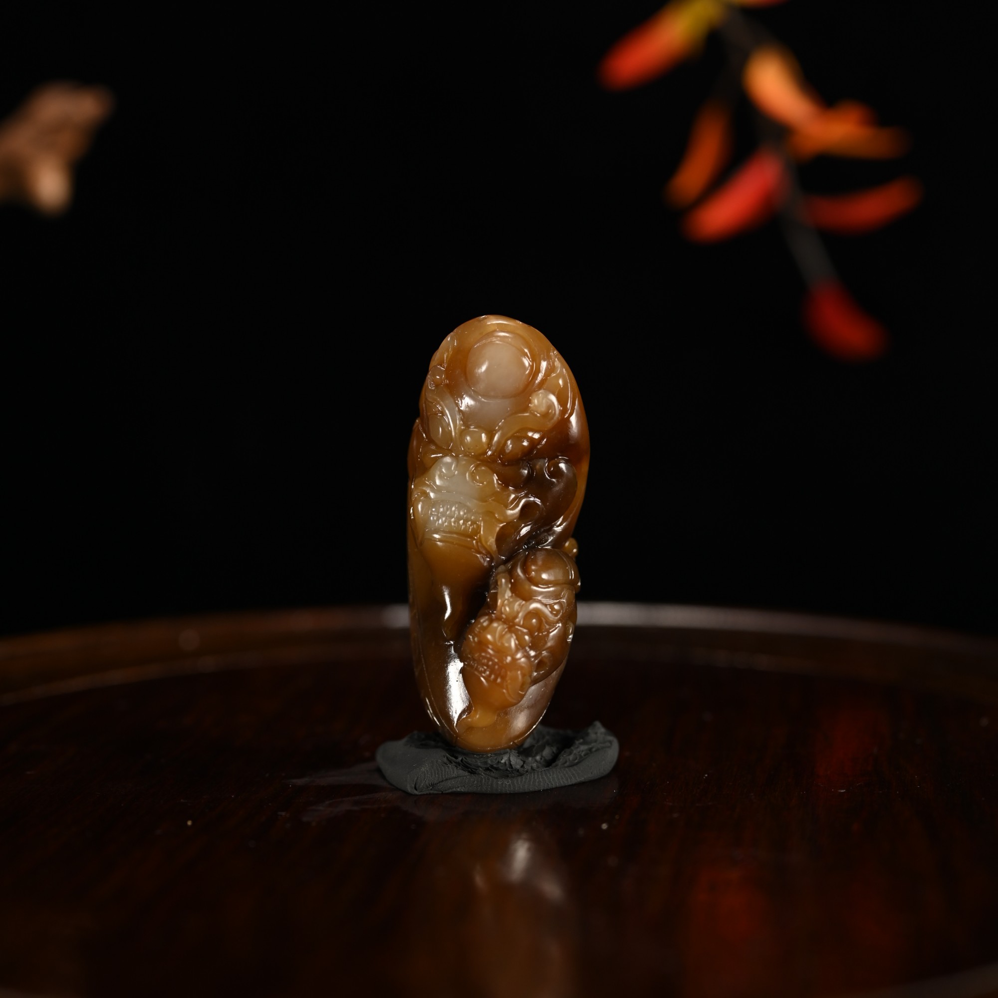 Lot8803 25YU109530且末糖瑞兽挂件/匡时