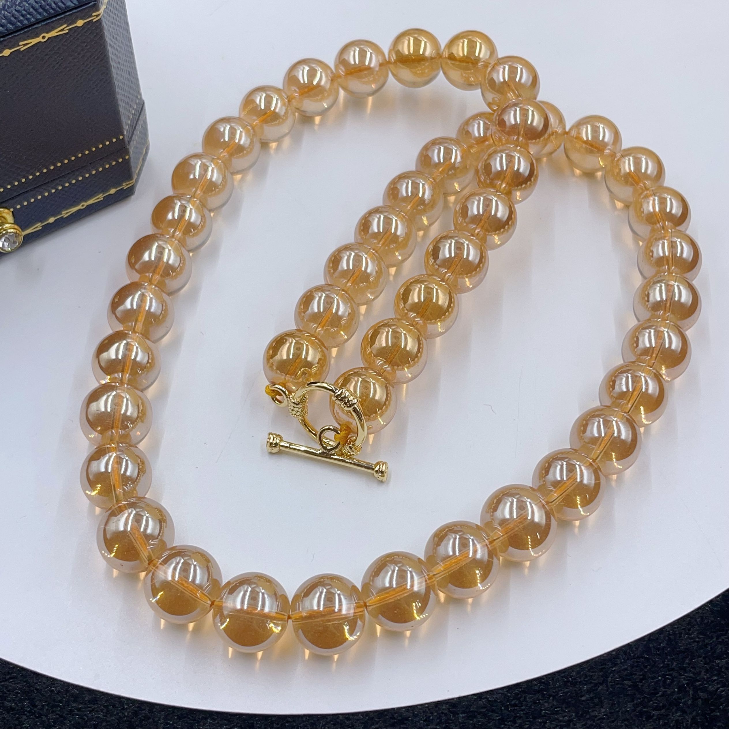 4703   黄色项链多样性发货