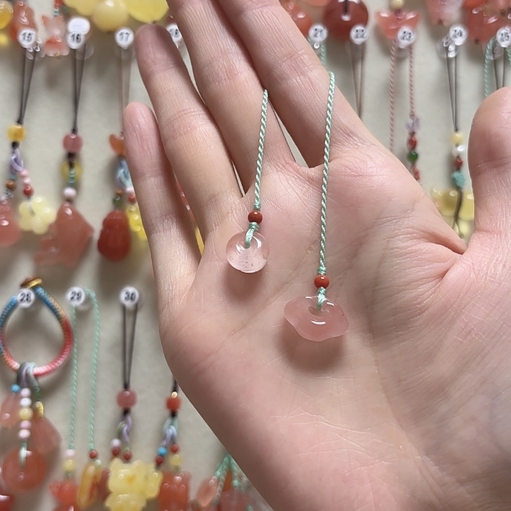 南红玛瑙未镶嵌吊坠(不含链)