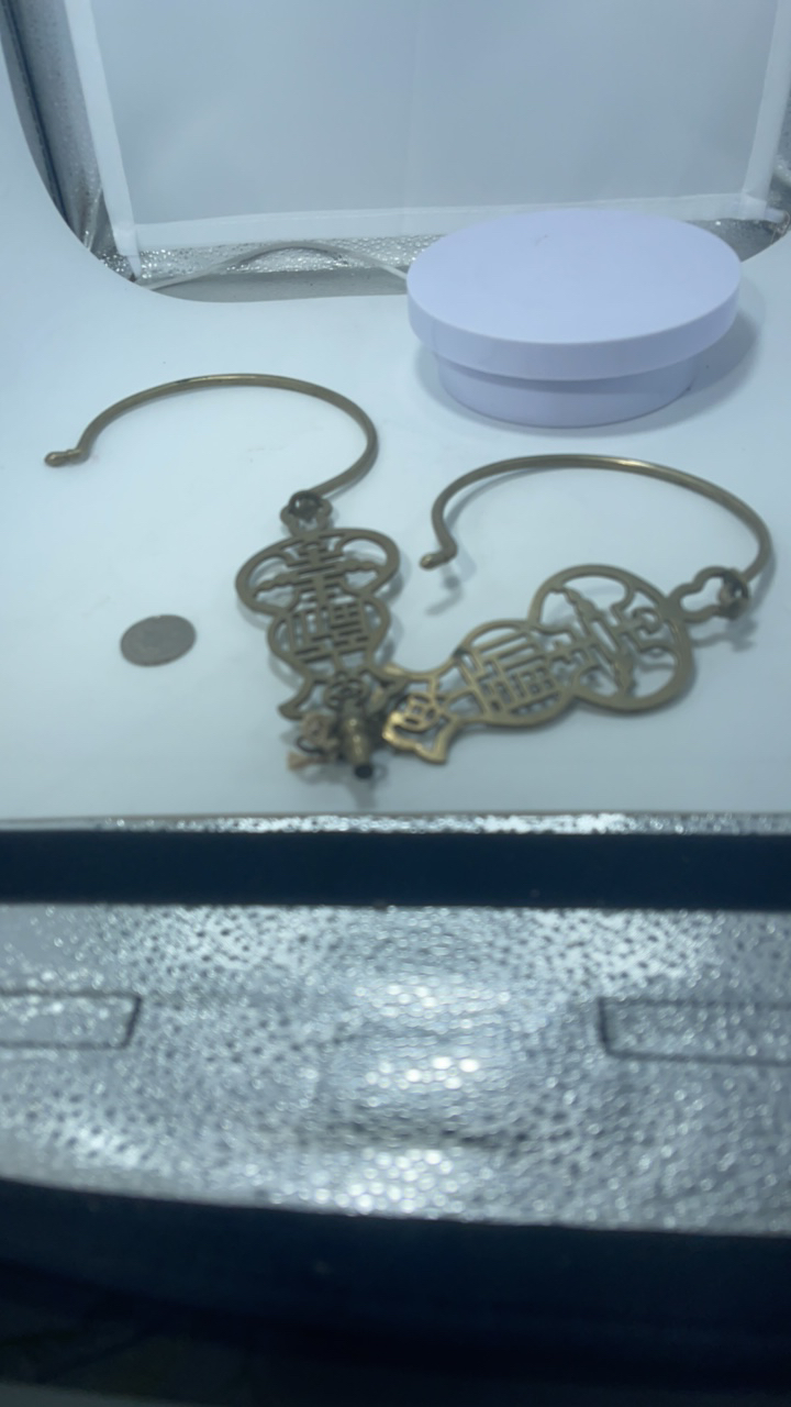 铜帐钩子一对完好