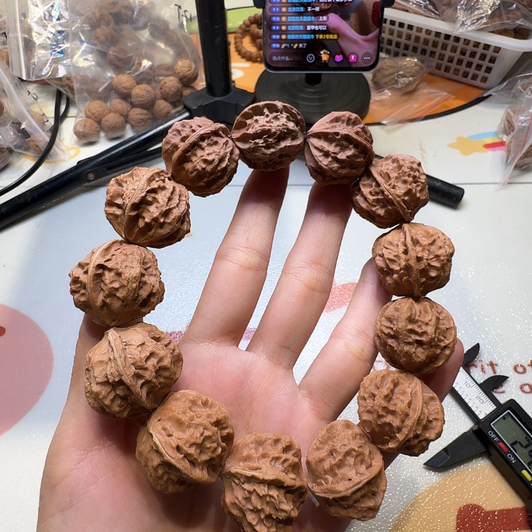 核桃手串/手链6号边25肚27高26