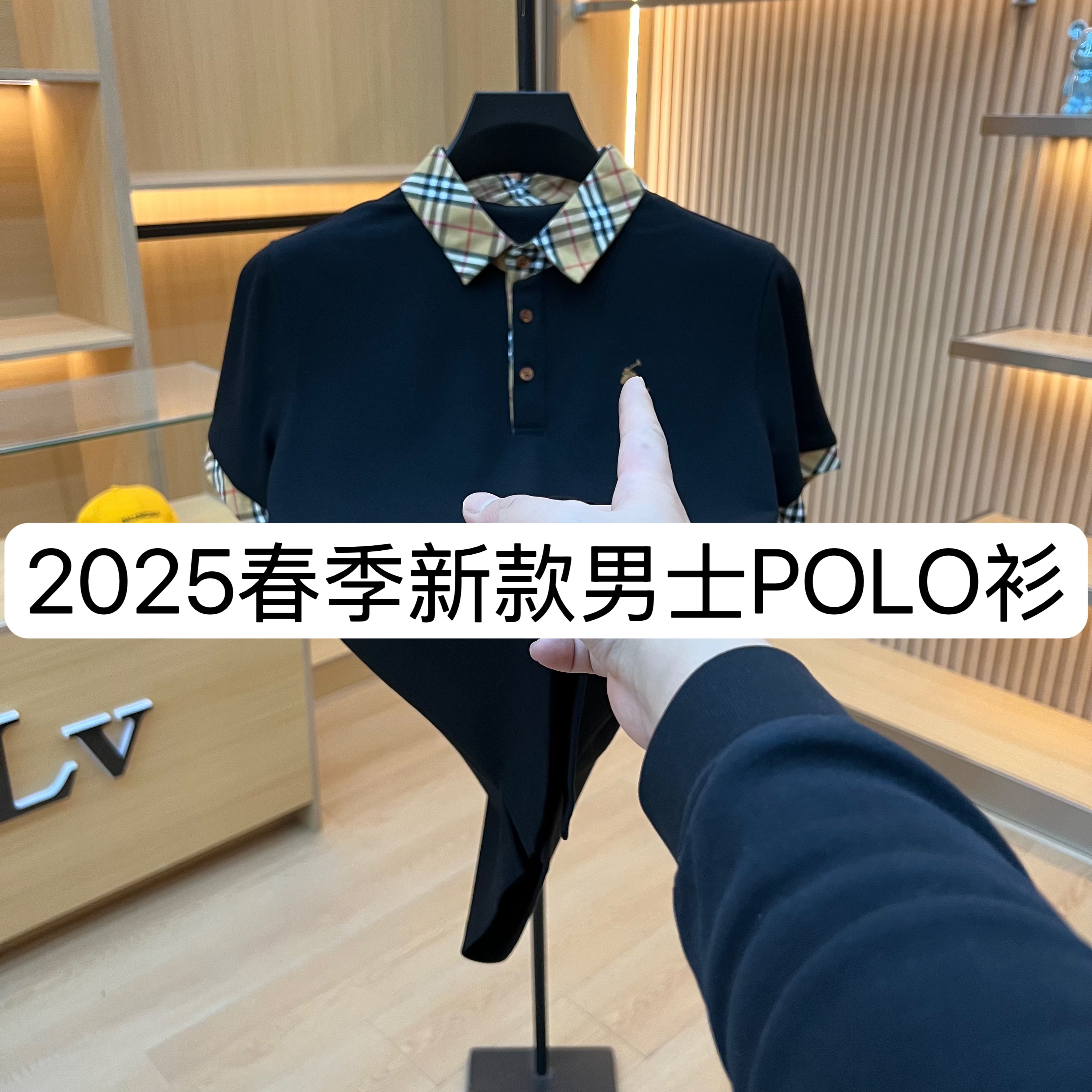 【YIN】6696-春季新款男士休闲百搭上衣修身纽扣潮流半袖 3-6B【XL】