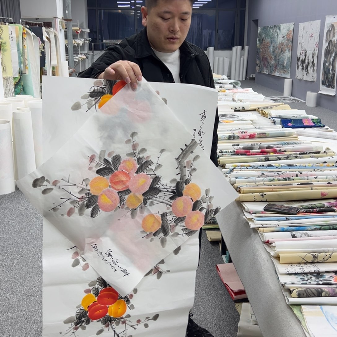 国画卖字画的小老板