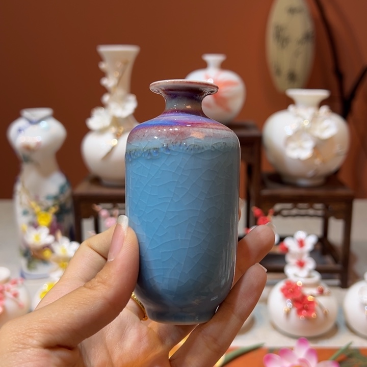 景德镇陶瓷手工精致陶瓷摆件