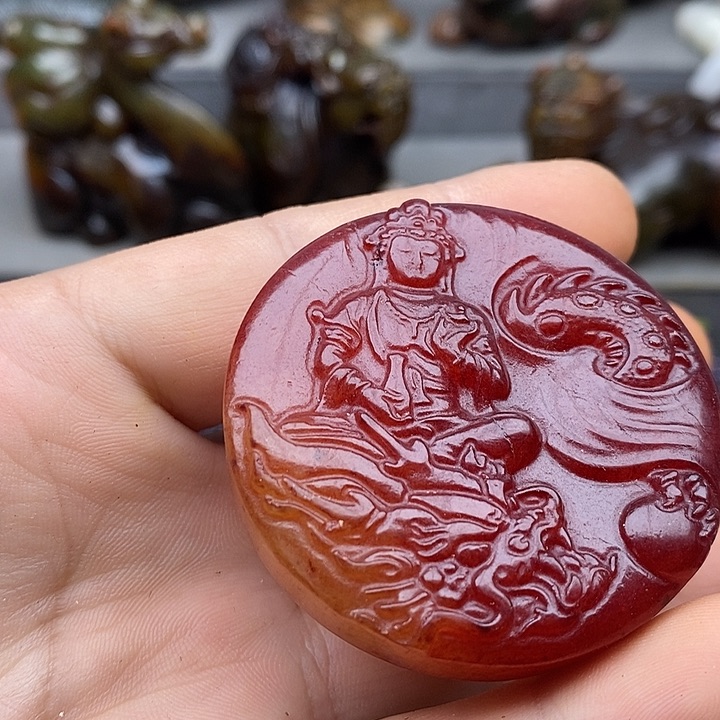 未镶嵌蛇纹石玉颈饰