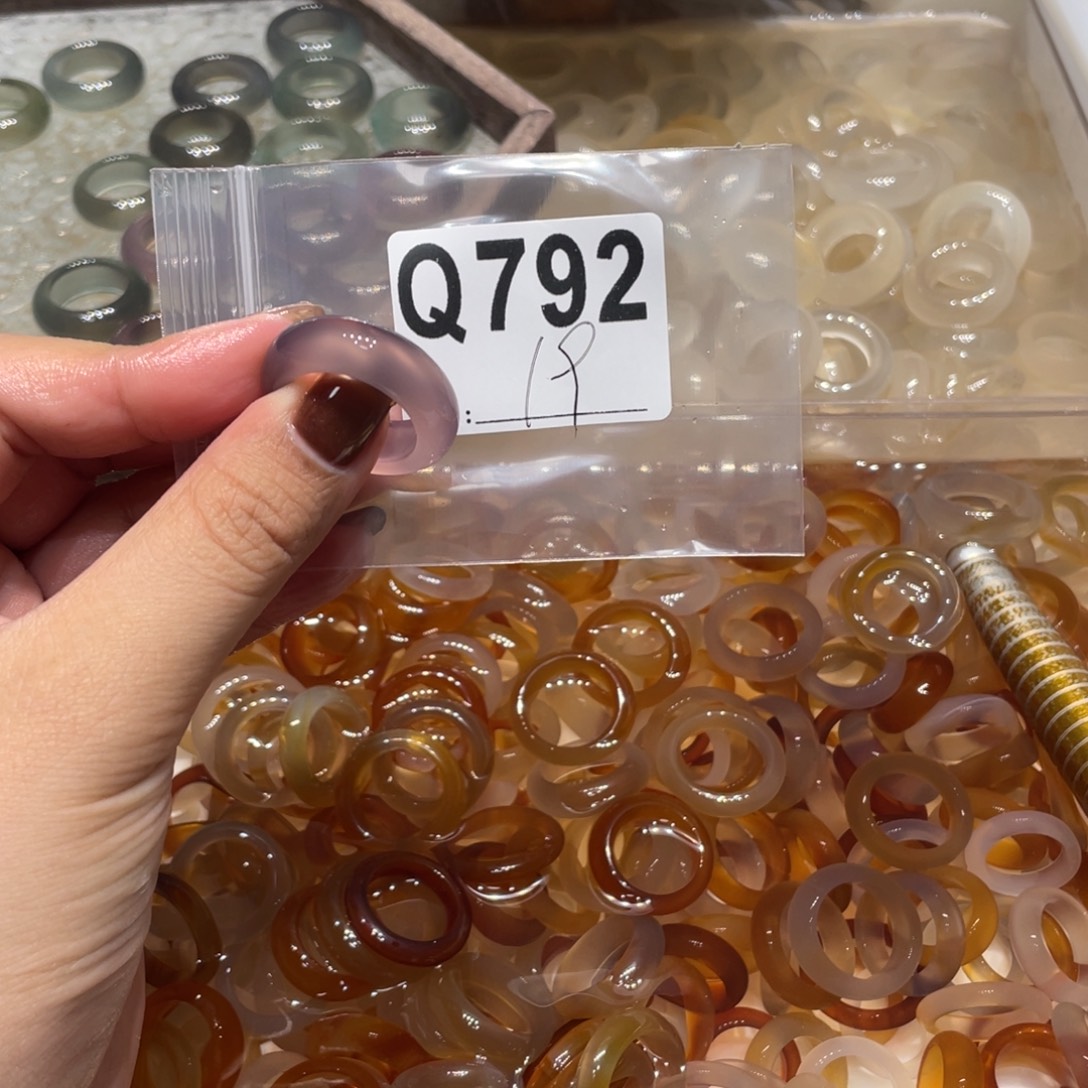 玛瑙/玉髓未镶嵌戒指792