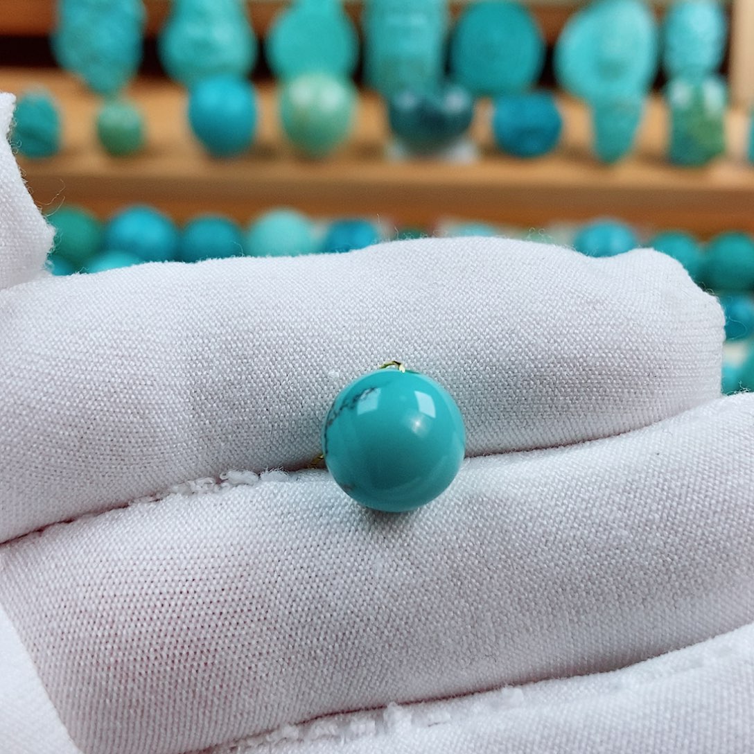 绿松石未镶嵌珠宝半成品卡10.5