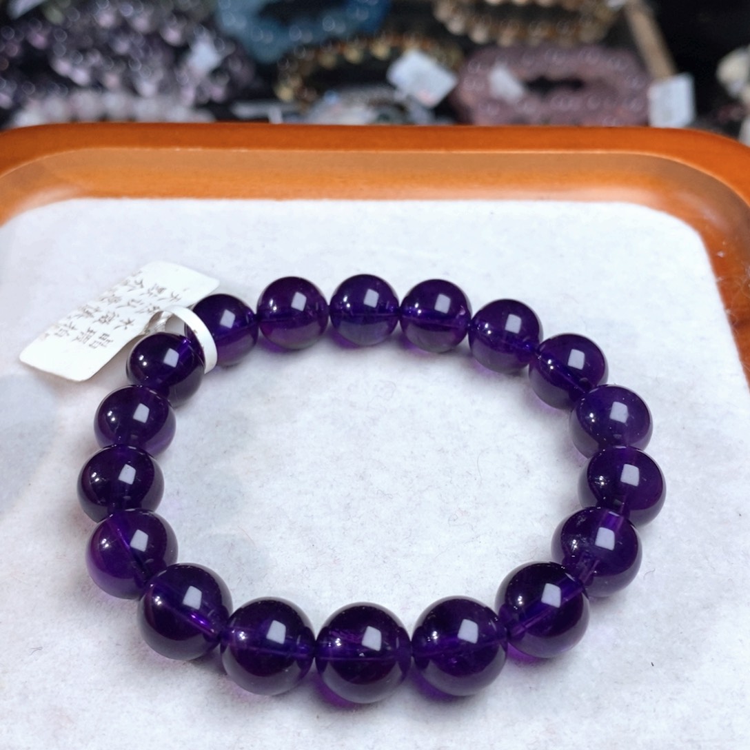 【闪购商品】水晶手链未镶嵌j***e紫水晶165 质检8