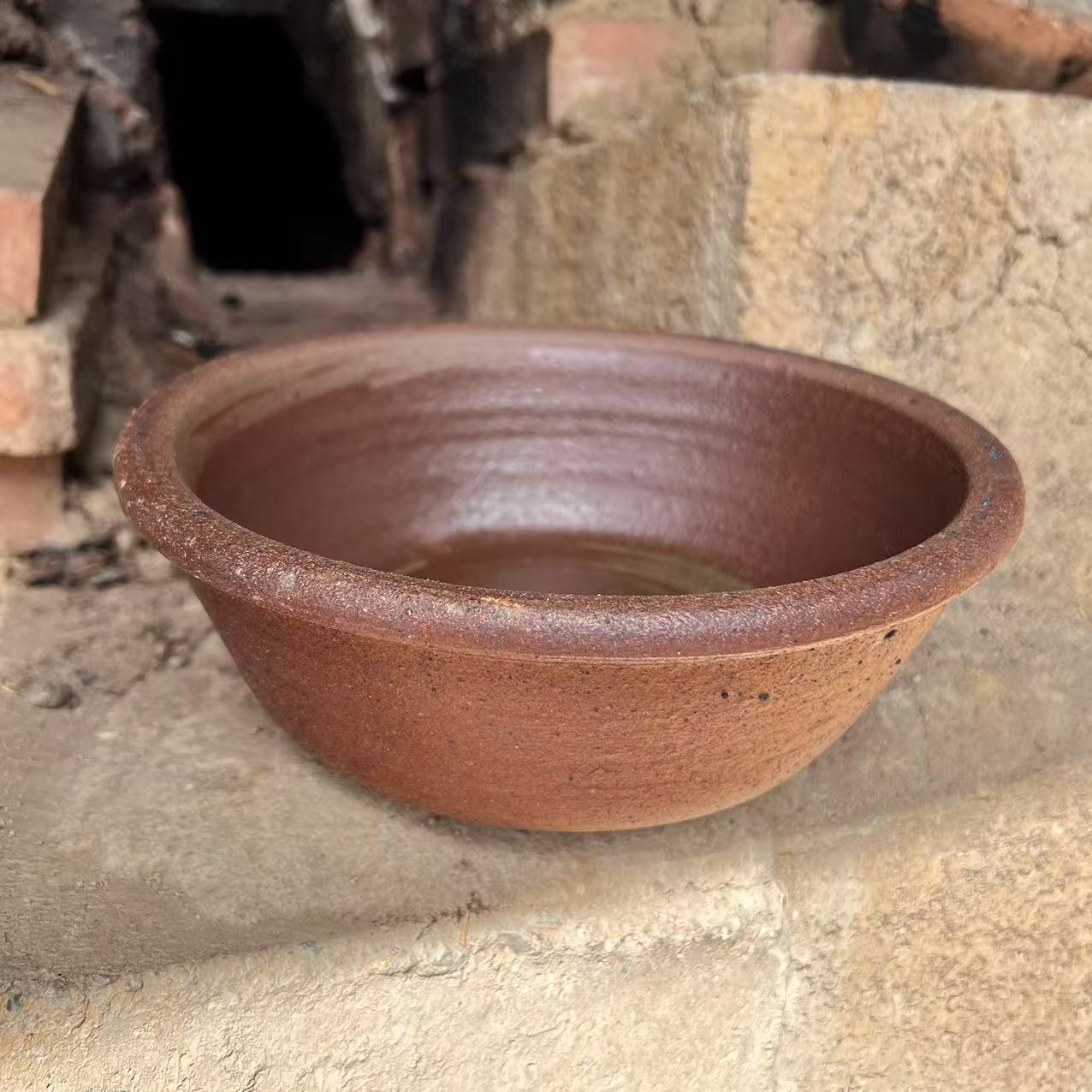 1.5升柴烧粗陶小汤碗盛汤汤盆不能上火