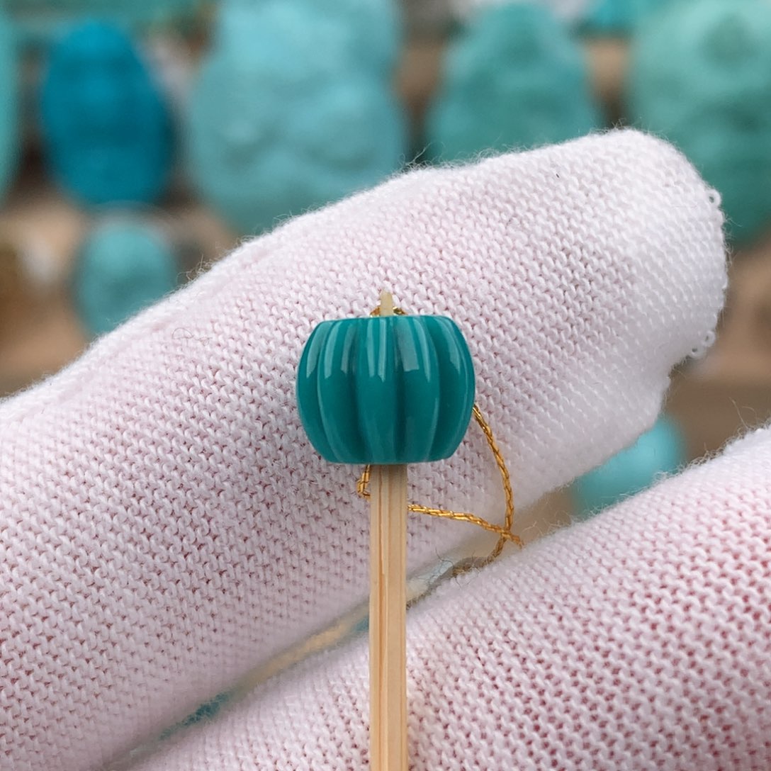 绿松石配饰未镶嵌卡8*7