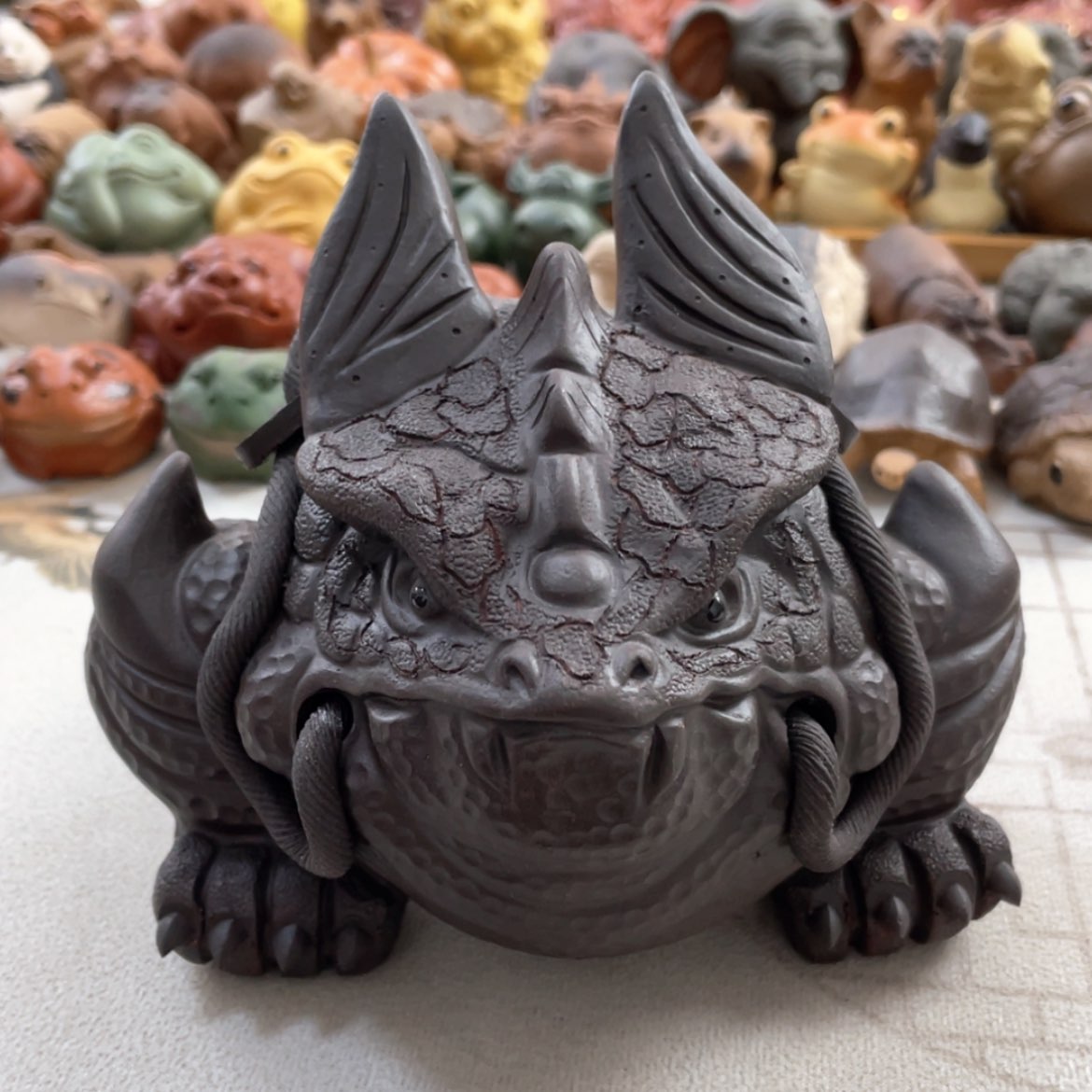 【闪购商品】紫砂茶宠紫砂蛇蟾