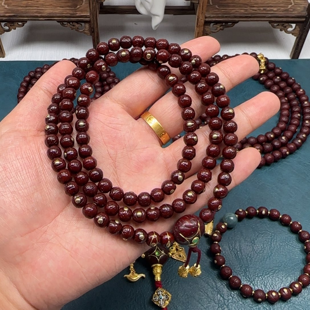 吊坠凤眼菩提凤眼金钉108脖挂7.5四星