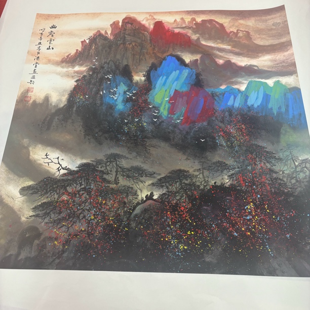 装饰画山水画作品