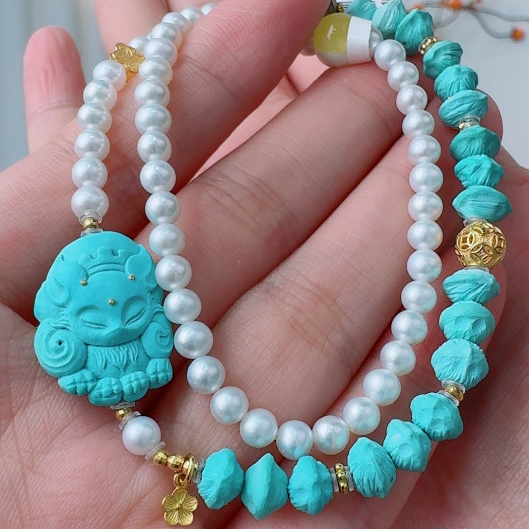 未镶嵌绿松石珠宝奇石