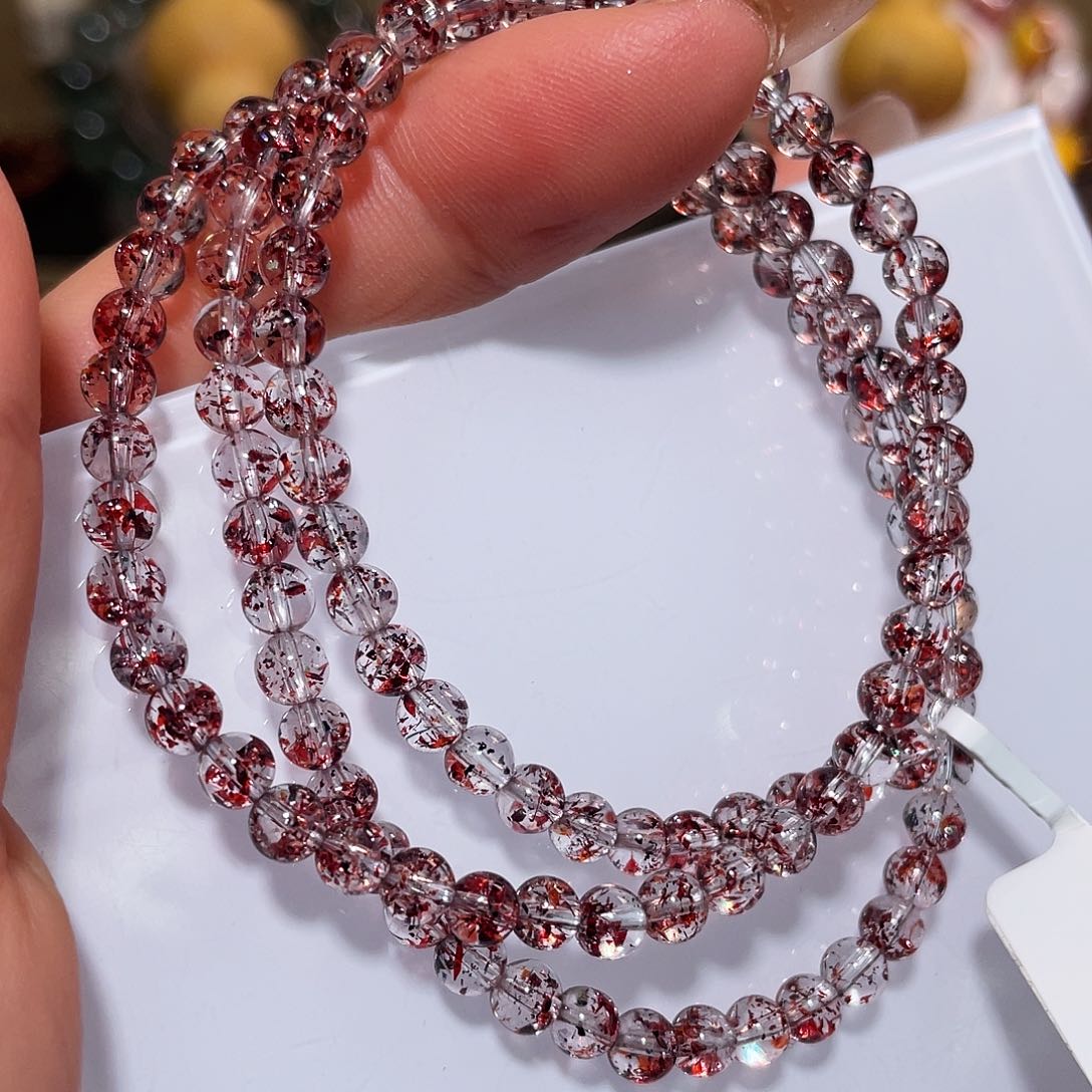 水晶手串未镶嵌手链4.6