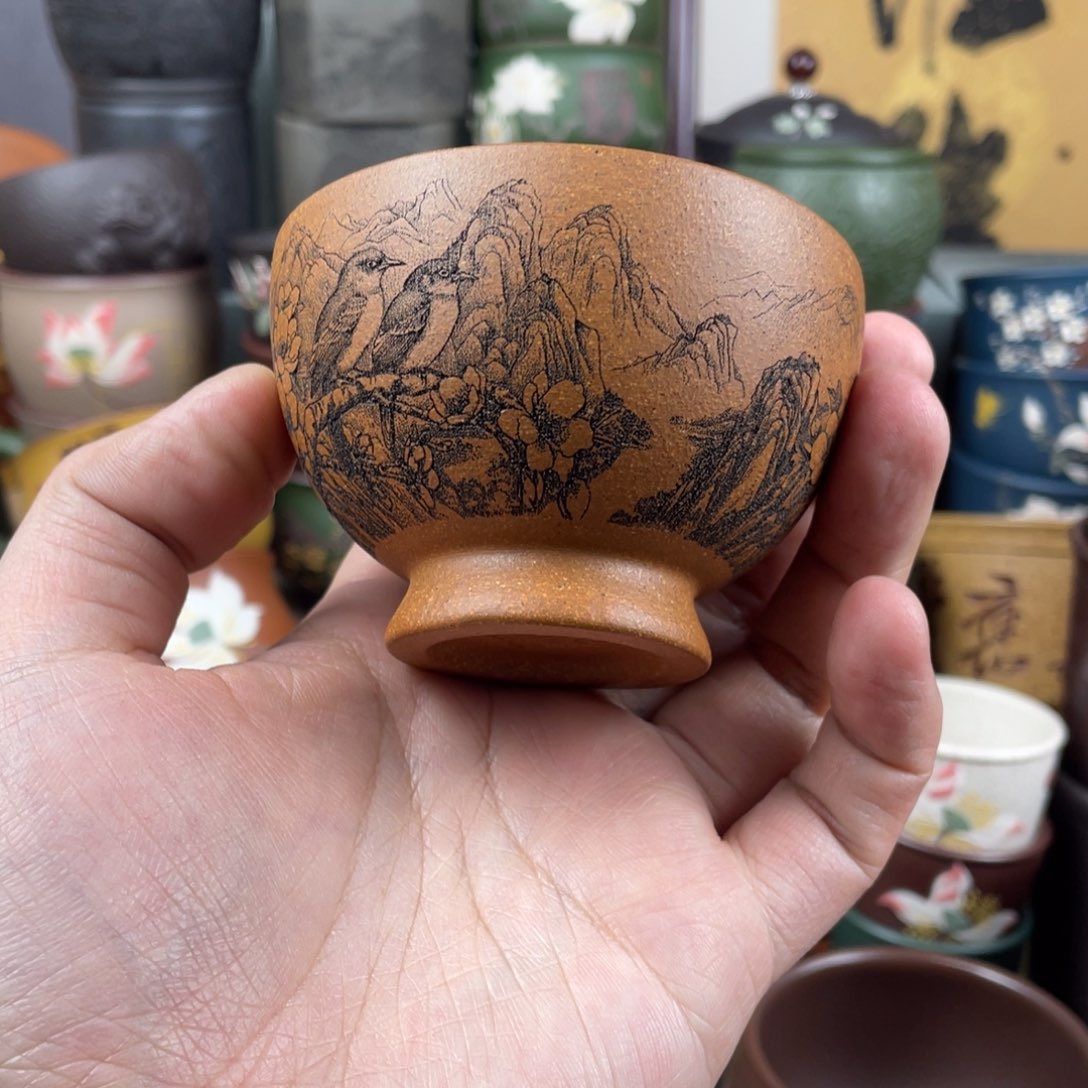 紫砂茶杯紫砂茶杯