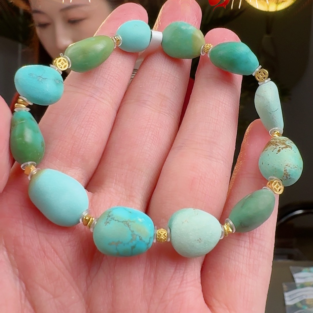 绿松石珠宝奇石未镶嵌