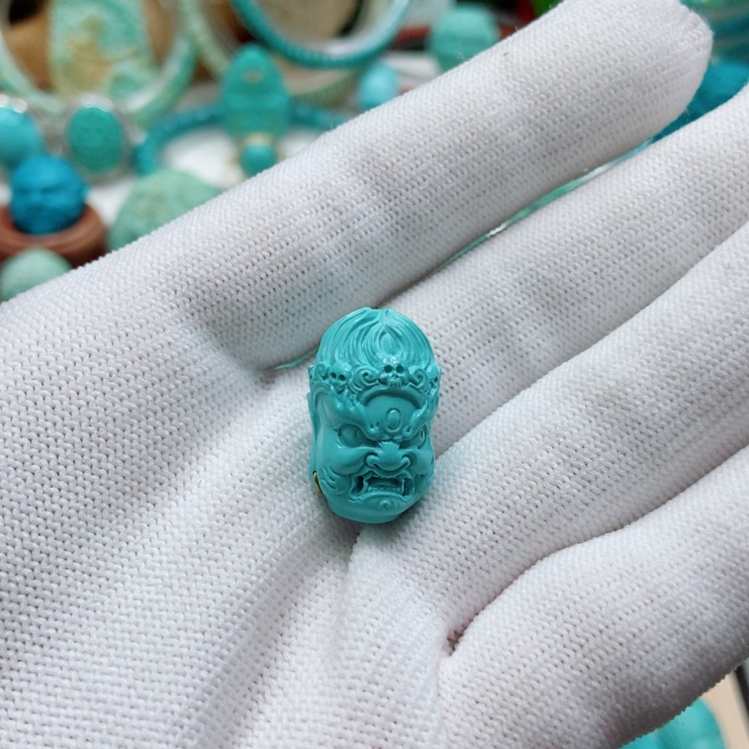 绿松石未镶嵌黑天