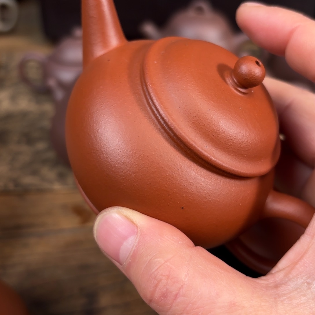 紫砂茶壶渴**茫小品水平朱泥