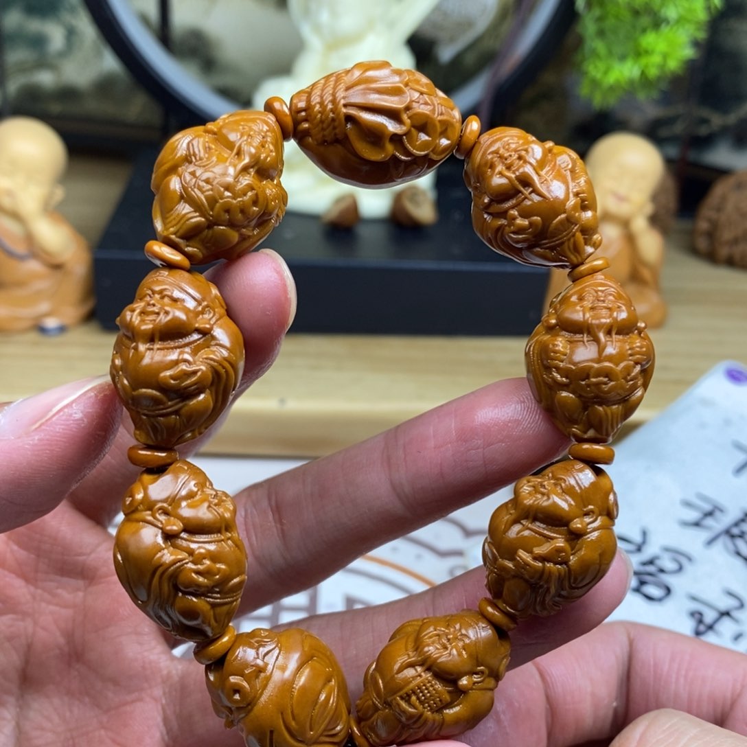 橄榄核手串/手链橄榄核雕工艺手串