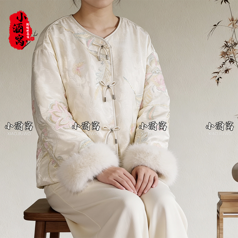 [月眠-羽绒服]小酒窝新国风 新中式时尚气质外套羽绒服-62