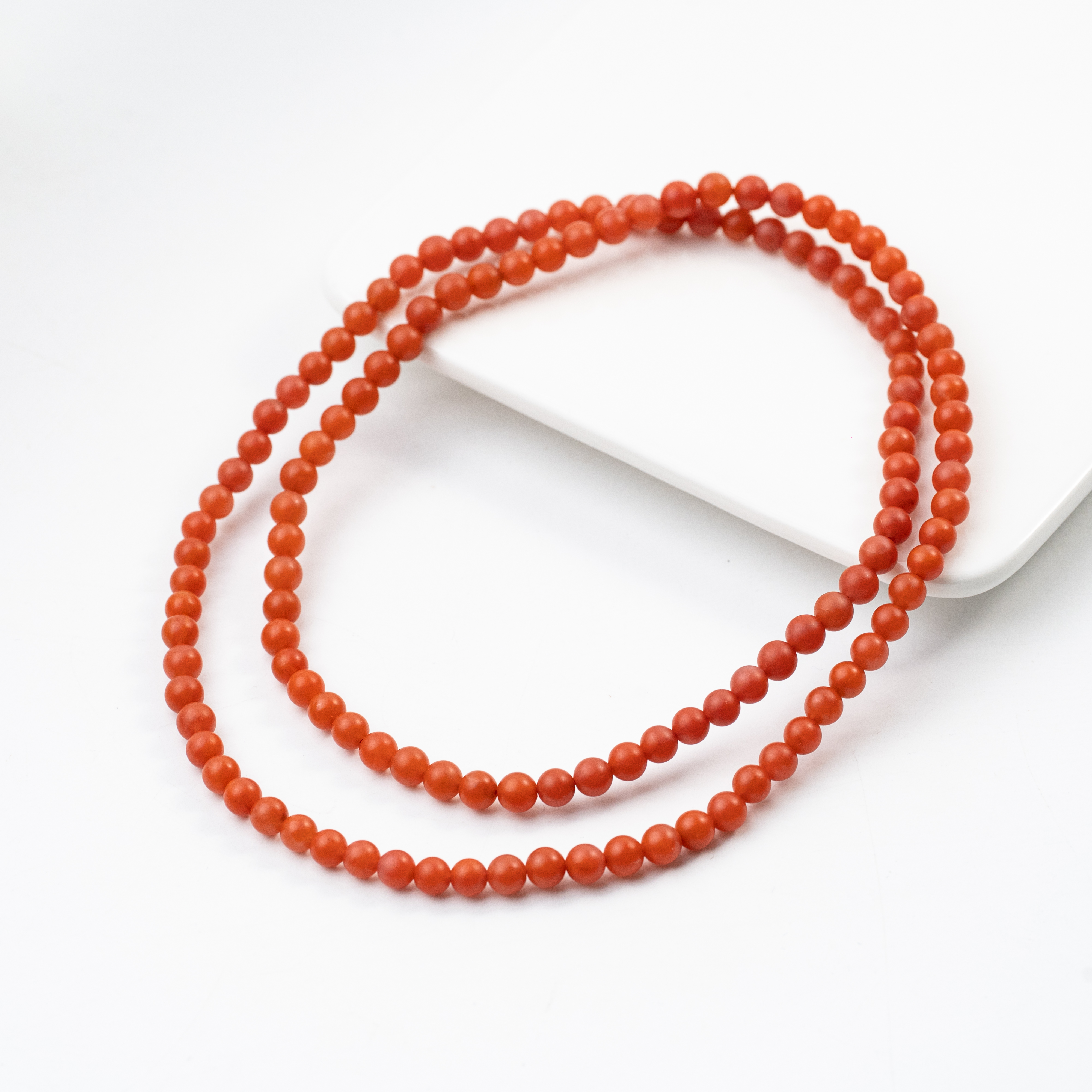 5mm保山南红辣椒红108珠SDTP5491