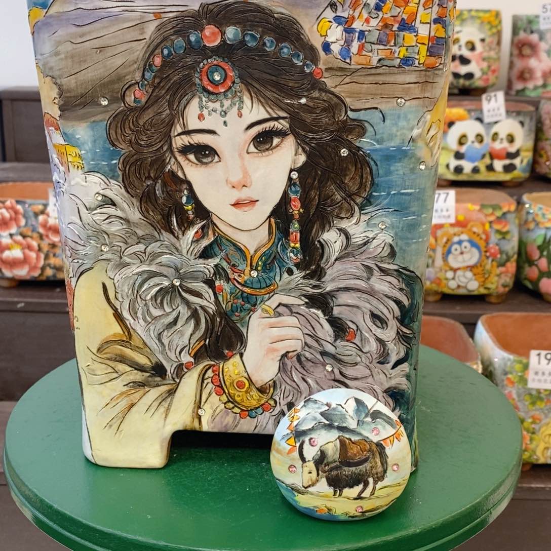 红陶一****?一物一拍放漏