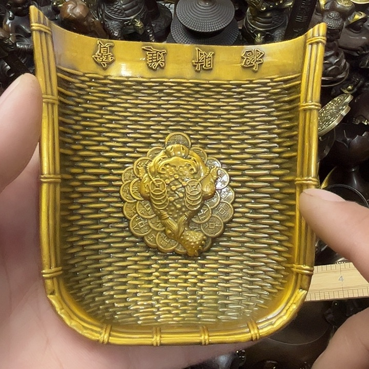 顺顺利利，铜器摆件