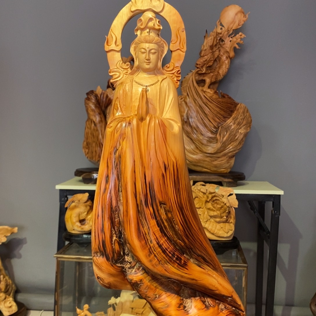 柏木（崖柏）崖柏木雕刻