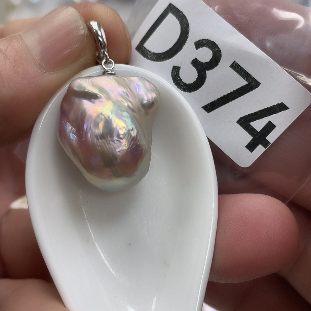 淡水珍珠颈饰银S925镶嵌